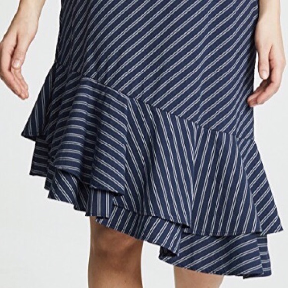 🍭🆕 Joie ღ Menswear Inspo ღ Yenene Skirt  ღ Navy - Picture 7 of 8